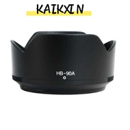 KAIKXIN Lens Hood, Black ABS Anti-Glare Cover, Universal HB-90A 62mm Camera Lens Sunshade for Nikon 