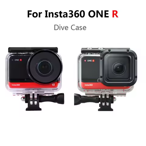 For Insta360 ONE R Dive Case ,4K Wide Angle /Dual-Lens 360 Mod Waterproof Box For Insta 360 R Access