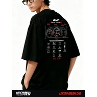 Men'S T-shirt EK9 instrument T-shirt CIVIE short sleeved TYPE-R themed printed car men's and women's