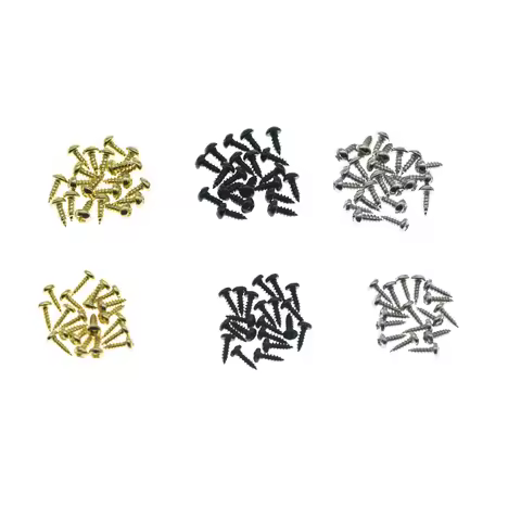 Dopro 20x Stainless Steel American #2 or #3 x 1/4" Phillips Truss Rod Cover Screws for Gibson Les Pa