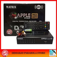 Set Top Box STB TV Digital DVBT2 Matrix Apple HD Black DVB2IP LAN UHF