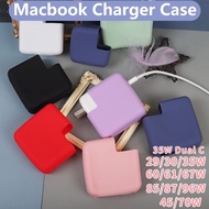 Silicone Charger Case for Macbook Air M1 M2 M3 M4 30w 67w Pro 13 70w 29W 35W 45W Laptop Power Cover