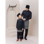 BAJU MELAYU ARSYAD CEKAK MUSANG LELAKI DEWASA KANAK KANAK BUDAK MURAH RAYA 2024 | BAJU MELAYU SLIM F