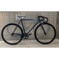 Cranston Fixie. Single Speed Road Bike. With Brake. Blue Marine