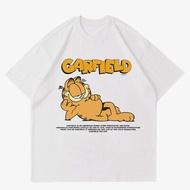 GARFIELD CARTOON T-SHIRT | T-SHIRT RAPP TEE CARTOON VINTAGE | PREMIUM White T-Shirt