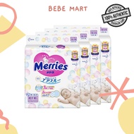 Merries Tape Diapers Carton (NB90s/S82s/M64s/L54s/XL44s) x 4packs