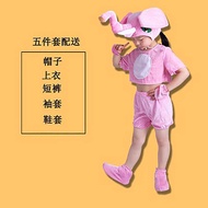Day Children's Costume Elephant Gray Elephant Pink Elephant Animal Costume Toddler Elementary School