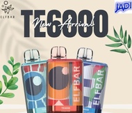 [JADI] ELFBAR TE6000  650MAH BATTERY TYPE C CHARGING READY STOCK