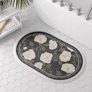 Bedroom flower floor mat
