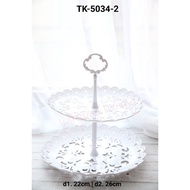 TK-5034-2 Cupcake stand cake tier round dessert table organizer (tk)