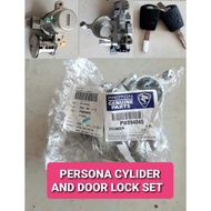 Original Proton Persona Key Set kunci Kereta Pintu #Ignition Lock Start Key Set Pw894045