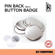Button Badge Pin Back (100pcs) Safety pin button badge