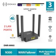 D-Link DWR-M905 Unlimited Data Hotspot 4G LTE Direct SIM Wireless WiFi Modem Router