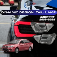 PROTON SAGA VVT 2016 - 2025 DYNAMIC DESIGN TAIL LAMP TAIL LIGHTS LED WHITE ALBINO OEM