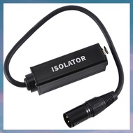 (XCTS) Audio Cable Isolator Noise Ground Loop Audio Isolator XLR Eliminates Female to Male