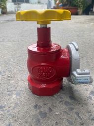 Van khóa nước van góc pccc bằng gang Tomoken có tem kiểm định. DN50 và DN65 dùng trong hệ thống ᴄhữa
