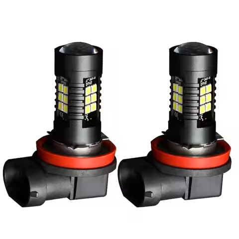 ASLENT 2x 1200LM H8 H11 H16JP LED 9005 HB3 9006 HB4 LED Fog Lamp For BMW VW Benz Audi A3 8P A4 B8 B6