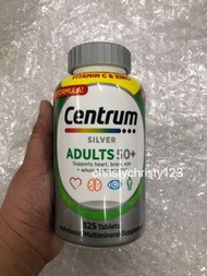 (大裝 325粒) ~Centrum 銀善存 綜合維他命/ 礦物質 -50歲或以上 男女適用 (Centrum Silver Adult 50+) ~到期日 : 2025年 04月