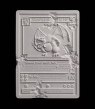 Daniel Arsham / 限量 “ Crystalized Charizard Card “ 寵物小精靈 小火龍  結晶 雕塑