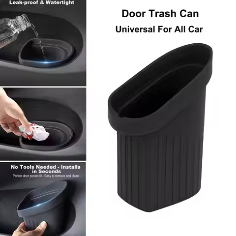 For Tesla Model Y Juniper 2025 Car Door Trash Can For BMW G20 Universal Car Accessories Silicone Doo