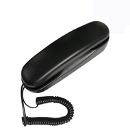 Corded Wall Phone Slim Trimline Phone for Hotel Landline Wall Telephone Set for Home/Bathroom/School