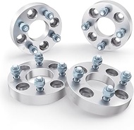 RockTrix 1.25 inch Wheel Spacers (4x4 Bolt Pattern, 68.5mm Bore, 12x.1.25 Studs, Cone Seat Nuts) Com