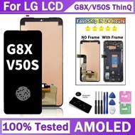 6.4“NEW For LG G8X V50S ThinQ LCD Touch Screen Digitizer For LG G8x V50s LMG850EMW LM-V510N LCD With