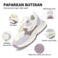 【Disyorkan untuk membeli saiz yang lebih besar】Corolla  Ungu shoes  wanita  Sneakers Kasut Tapak Teb