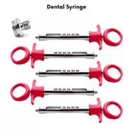 6Pcs Dental Anesthetic Syringe Self Aspirating 1.8ml Auto Passive AMR+EUR Thread, Surgical Dental In