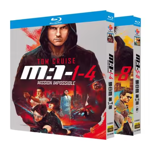 HD TV Series Mission: Impossible Seasons 1-8 (1966-1973), Blu-ray 16 Discs English Pronunciation BD 