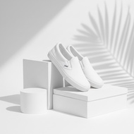 ERONS - FULL WHITE SLIP ON | PLAIN WHITE CANVAS SHOES | FULL WHITE SNEAKERS