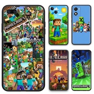 Fashion Phone Case For Huawei Y6P Y7A Y8P Y9A Y5P Nova Y61 10SE 74T7 Minecraft game Soft Black Cover