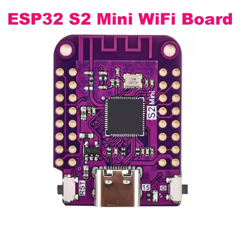 ESP32 S2 Mini WiFi Board Based ESP32-S2FN4R2 ESP32-S2 4MB Flash Type-C Connect Compatible with Micro