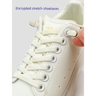 shoe lace shoe lace no tie Women's Lazy Elastic Elastic Black Lace-Free