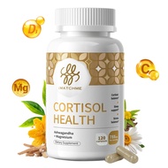 Cortisol Capsules with Ashwagandha, Magnesium, L-Theanine for Balanced Cortisol Levels, Night & Calm