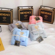 QQQ 2 IN 1 BATH TOWEL SET SUPER SOFT AND COMFORTABLE TOWEL (KT17)