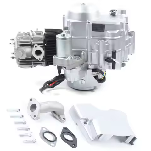 110cc Engine, 4-Stroke Auto Transmission Electric Start Start Single Cylinder Engine, for 50cc 70cc 