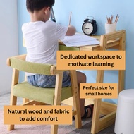 Children Study Table and Chair (SOLID WOOD, Suitable for Primary School)