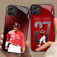 CK-78 Mookie Betts Red Sox HD Glass Casing for Oppo A3X A3i A40 Realme C53 C31 C35 GT 6 Narzo N53 50