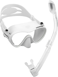 Scuba Diving Snorkeling Kit - Freediving Mask Dry Snorkel - F1 mini & Supernova Dry