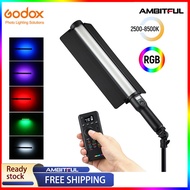 Godox LC500R 2500K-8500Kสองสีเต็มรูปแบบRgb Led Cahaya Cahaya Kesan Pencahayaan Cri 96 Tlci 98กับKawa