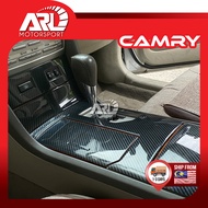 Toyota Camry XV40 ACV40 ACV41 ASV40 Gear Shift Panel Cover Carbon Fiber Design For Camry (2007-2011)