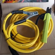 PAKET SET tang las &tang masa & kabel 7 meter stang las listrik kuning