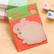 PTT Sticky Notes Motif HewanTempelan Kertas Catatan Memo Note Karakter Animal Mini Book Karakter Bin