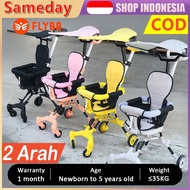 Flybb Stroller Baby Lipat 2 Arah Travel Foldable Stroller Bayi (Sepeda