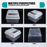 domain-20Pcs Eggs Incubator Set Semi Automatic Household Brooder Farm Chicken Goose Duck Bird Egg In