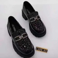women shoes plus size heels tertutup Jenama pemprosesan kod yang rosak kasut kulit kulit wanita 2025