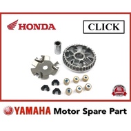 HONDA CLICK FRONT PULLEY SET 0 DEPAN PULLEY SET KACANG ROLLER WEIGHT BUSH CLICK110 CLICK-110 CLICK 1