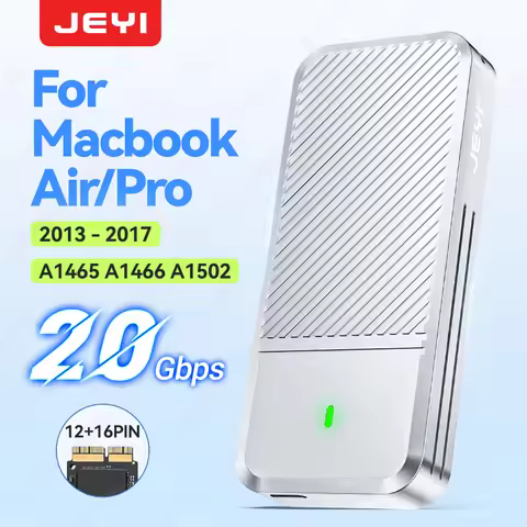 JEYI MacBook Air/Pro Enclosure for MacBook Air/Pro 2013-2017 - USB-C 20Gbps Plug & PlayDriver-Free P
