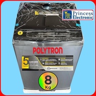 Polytron Mesin Cuci 1 Tabung Zeromatic 8 Kg Paw 80518B